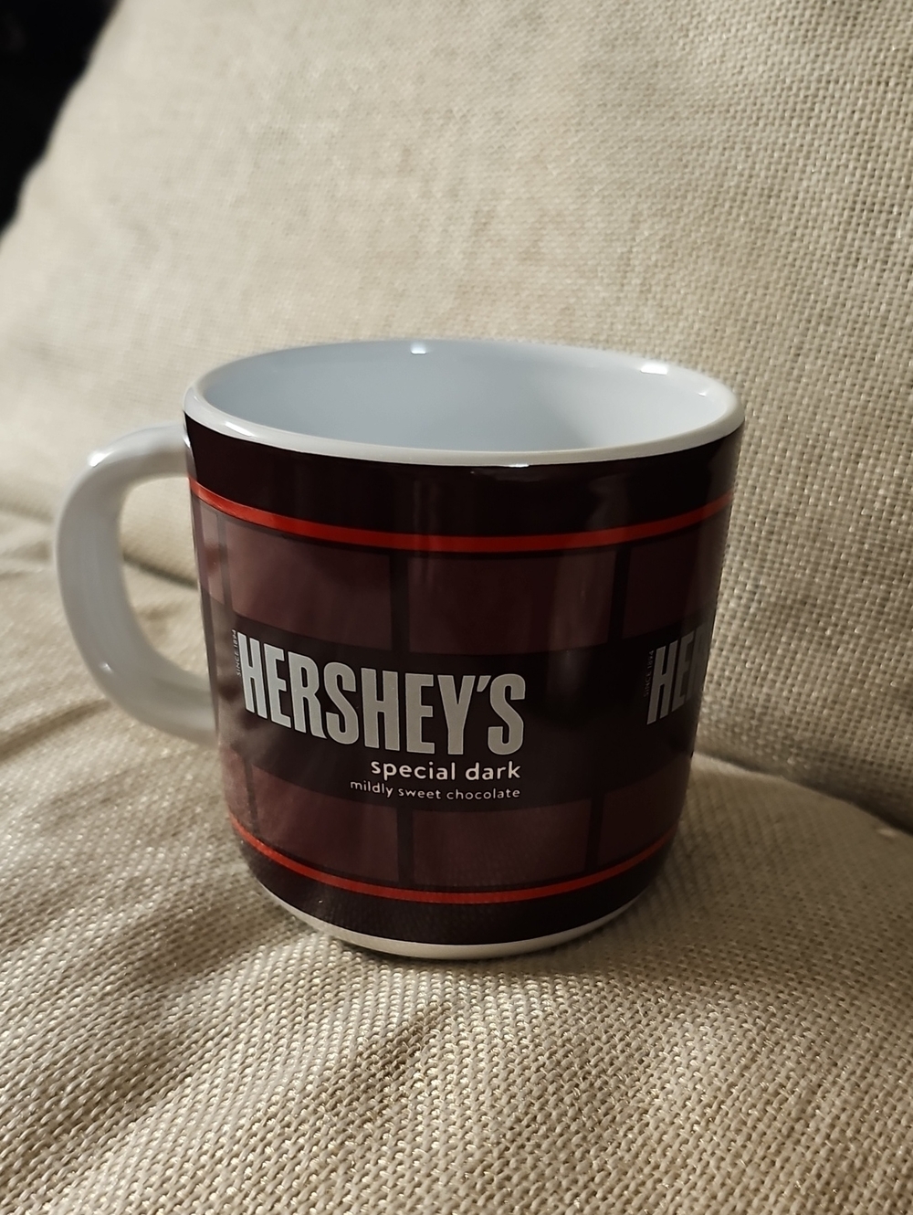 Hershey's Special Dark Chocolate Collectible Ceramic Cup 12oz EUC